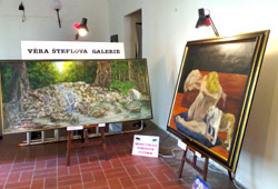 Výstava obrazù v kostele panny Marie Snìžné
